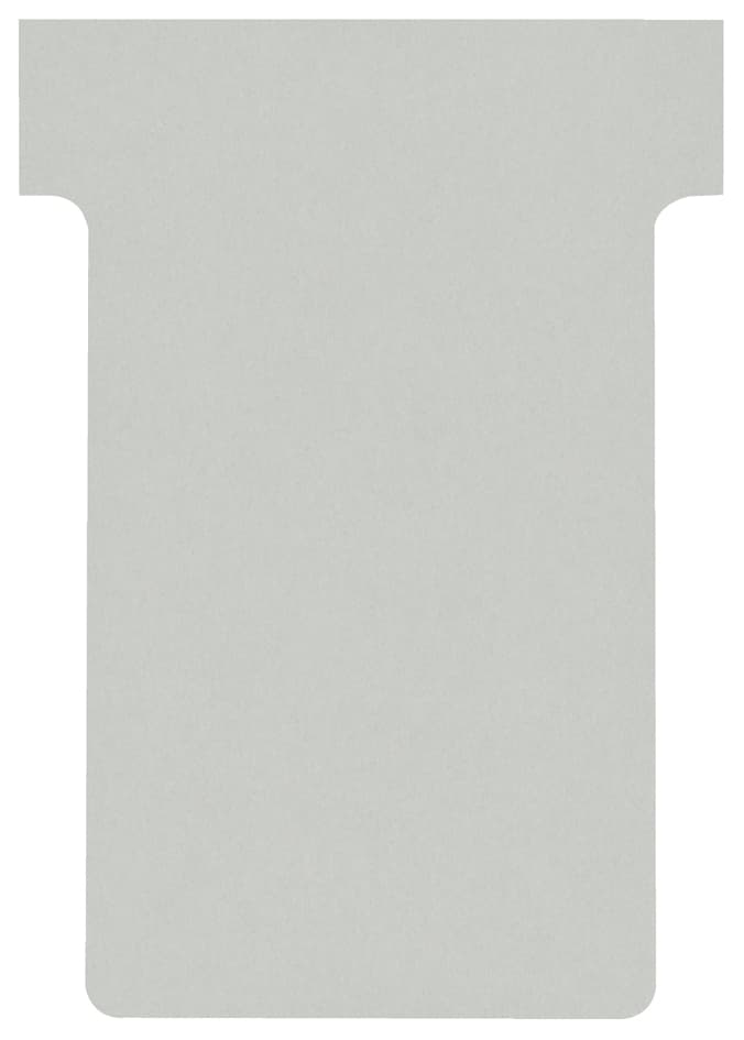 Nobo T-Karten, Größe 2 / 60 Mm, 170 G/Qm, Grau