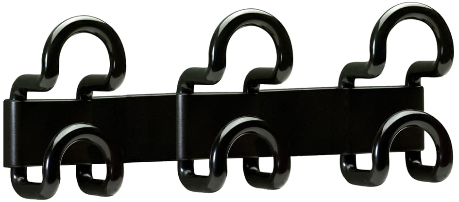 Unilux Wandgarderobe , Fil 343, , 3 Haken, Farbe: Schwarz