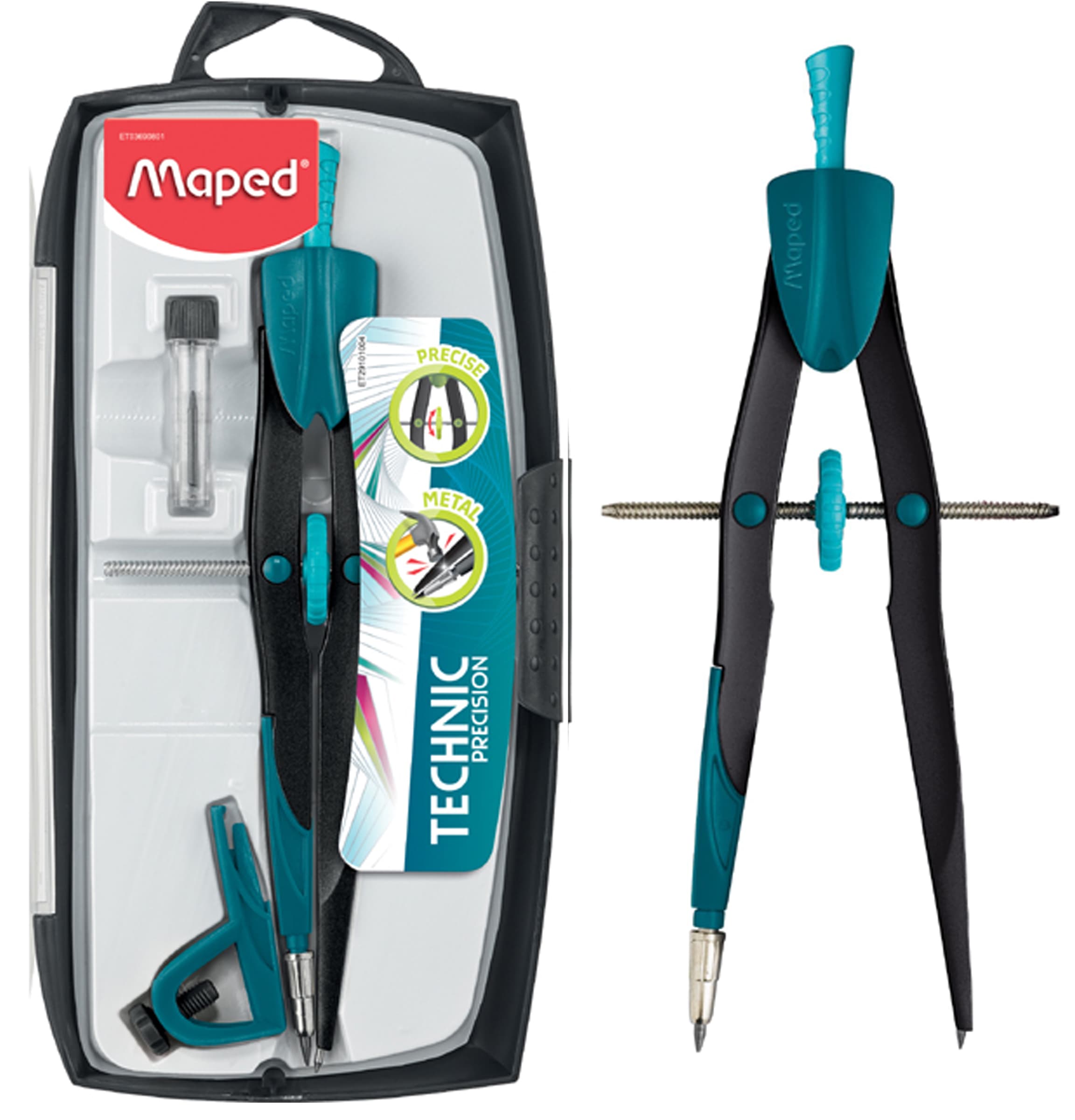 Maped Zirkelkasten Precision System, Zirkellänge: 165 Mm