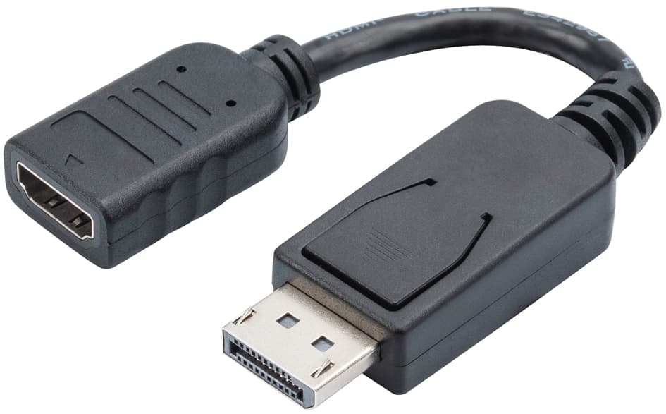 Digitus Adapterkabel, Displayport - Hdmi Typ A