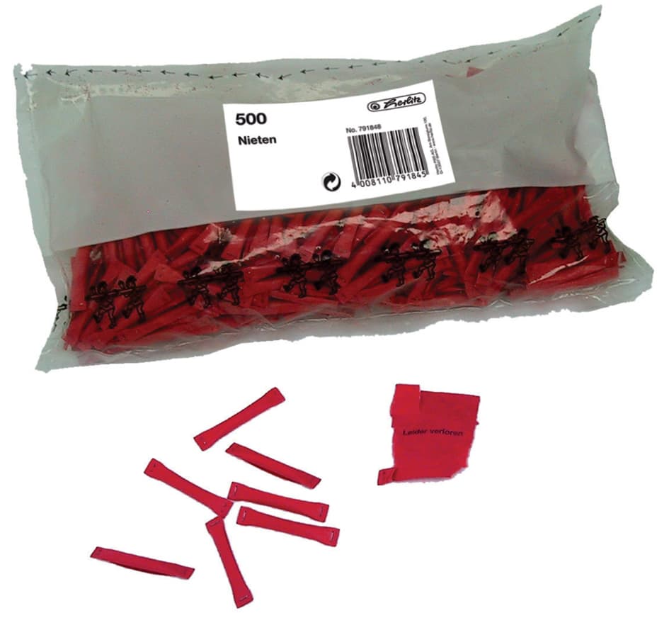 Herlitz Gewinnlose Nieten, Rot