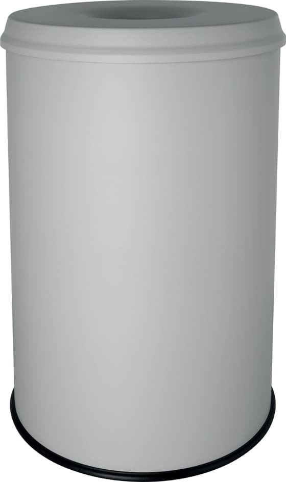 Helit Stahl-Papierkorb , The Guardian, , 30 Liter, Schwarz