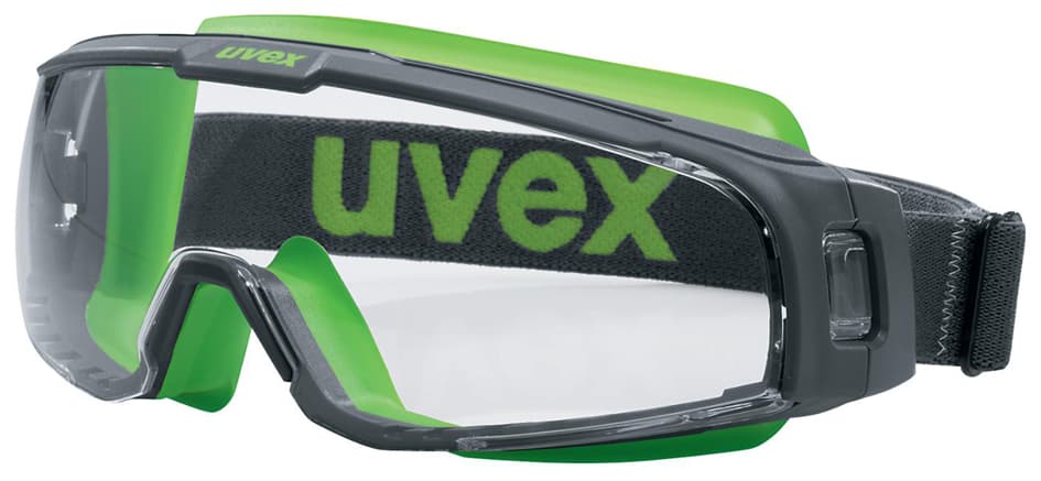Uvex Vollsichtbrille U-Sonic, Scheibentönung: Klar