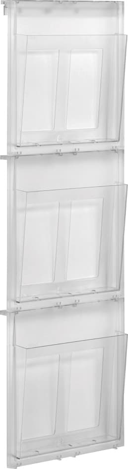 Helit Wanddisplay , The Placativ, , 3 X Din A4 Hoch, Glasklar