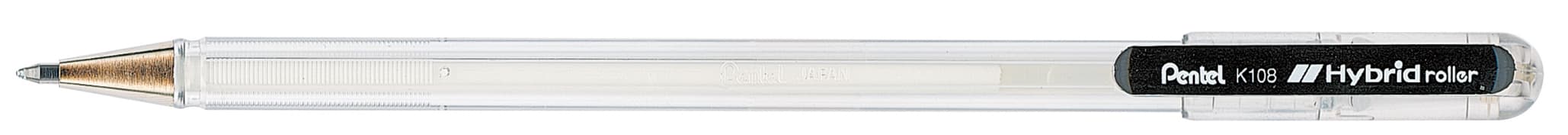 Pentel Gel-Tintenroller Hybrid Gel Roller K108, Weiß