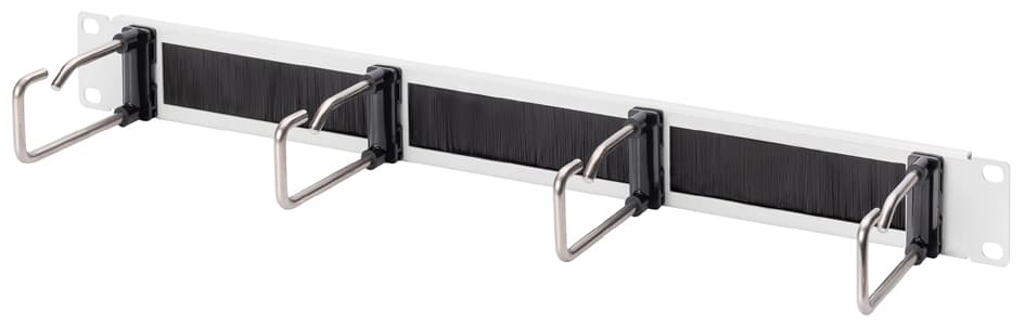 Digitus 19,  Rangierpanel Mit Stahlbügeln Und Bürstenleiste