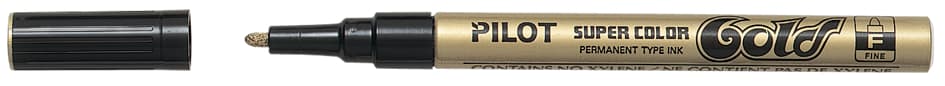 Pilot Permanent-Marker Super Color, Extra Feine Spitze, Weiß