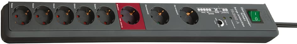 Brennenstuhl Steckdosenleiste , Secure-Tec, , 8-Fach
