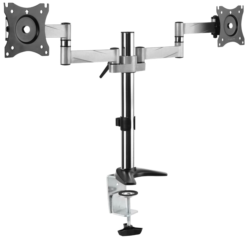 Logilink Doppel-Monitorhalterung, Armlänge: 342 Mm
