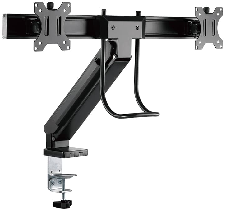 Logilink Doppel-Monitorarm Mit Handgriff, Armlänge: 445 Mm