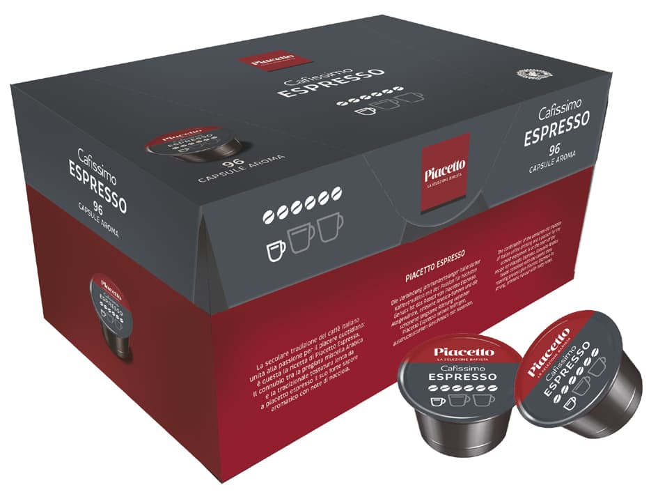 Tchibo Kaffee-Kapseln , Piacetto Espresso Caffissimo,