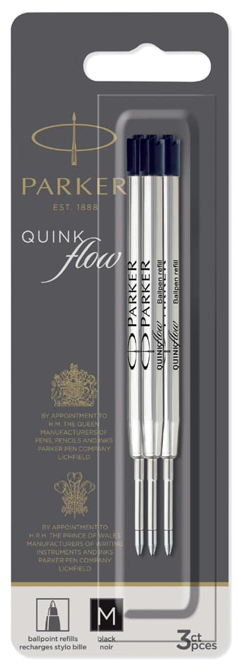 Parker Kugelschreiber-Großraummine Quinkflow, M, Blau,