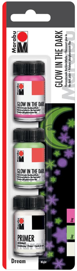 Marabu Nachtleuchtfarbe Glow In The Dark Dream