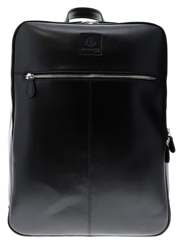 Exacompta Notebook-Rucksack Exactive, Leder, Schwarz