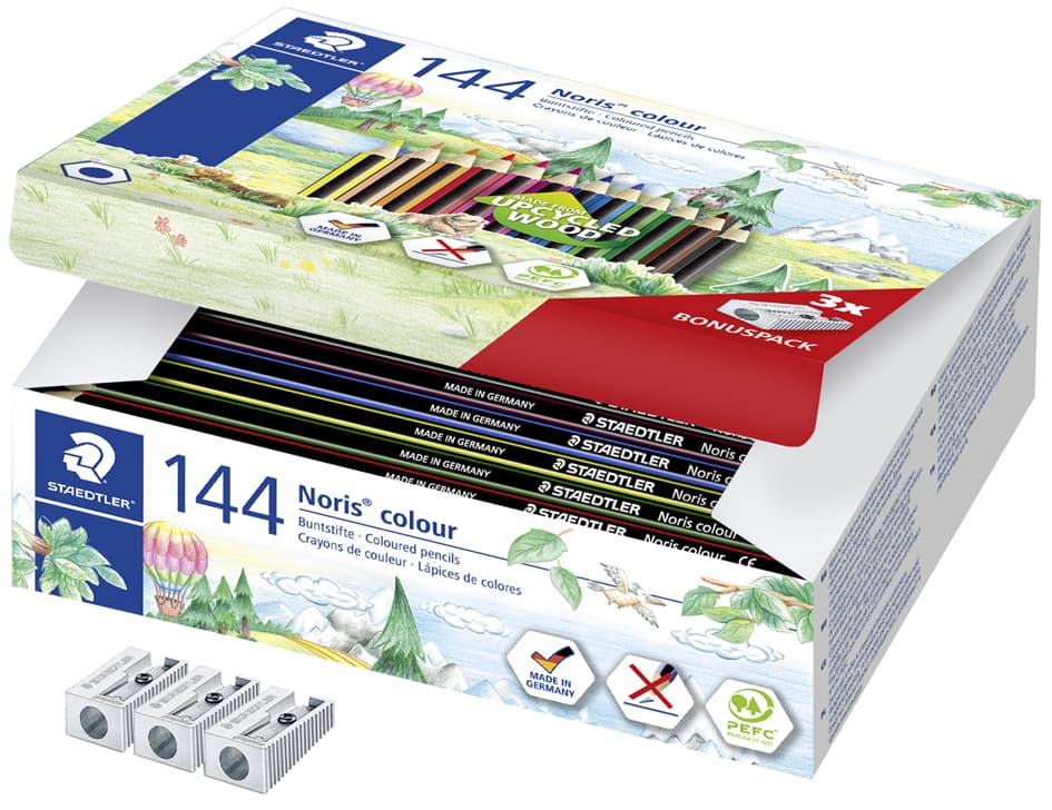 Staedtler Buntstift Noris Colour, 144er Kartonbox