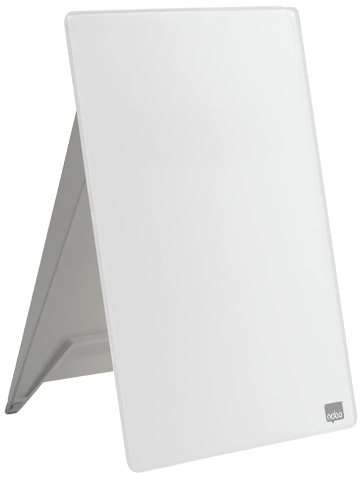 Nobo Glas-Desktop-Notizbrett, Din A4, Weiß