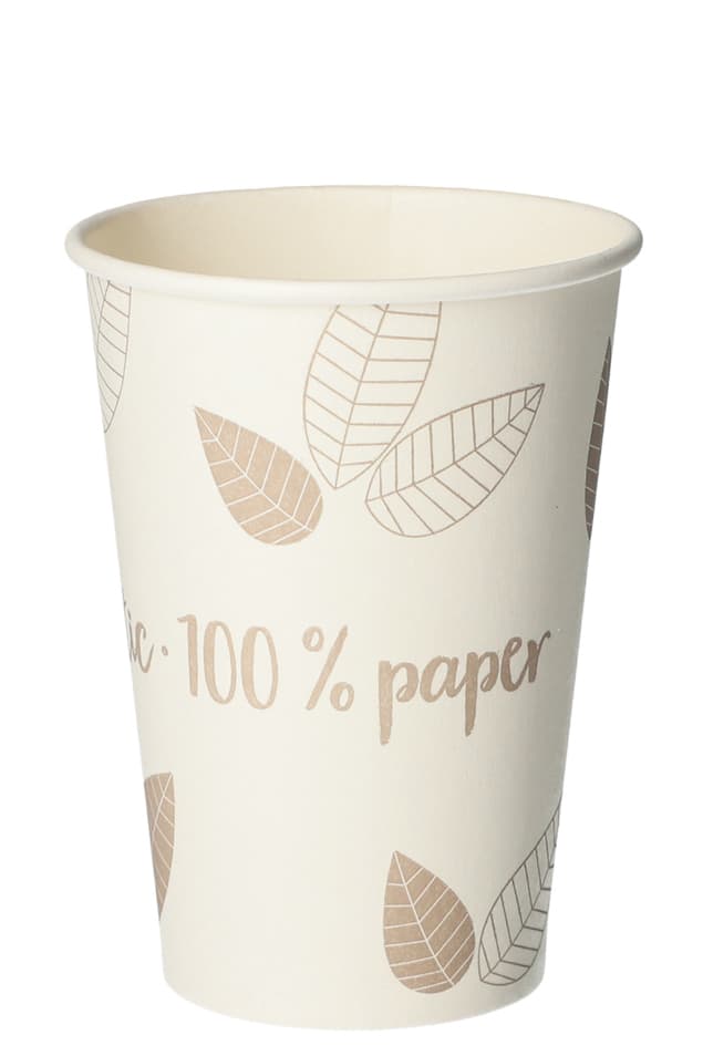 Papstar Papp-Trinkbecher , Pure,  Zero, 0,18 L, Beige/Taupe