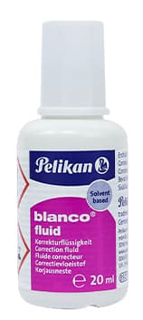 Pelikan Korrekturflüssigkeit Blanco, Weiß, Inhalt: 20 Ml