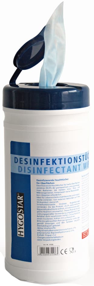 Hygoclean Desinfektionstücher, 200 X 200 Mm, 200er Spender