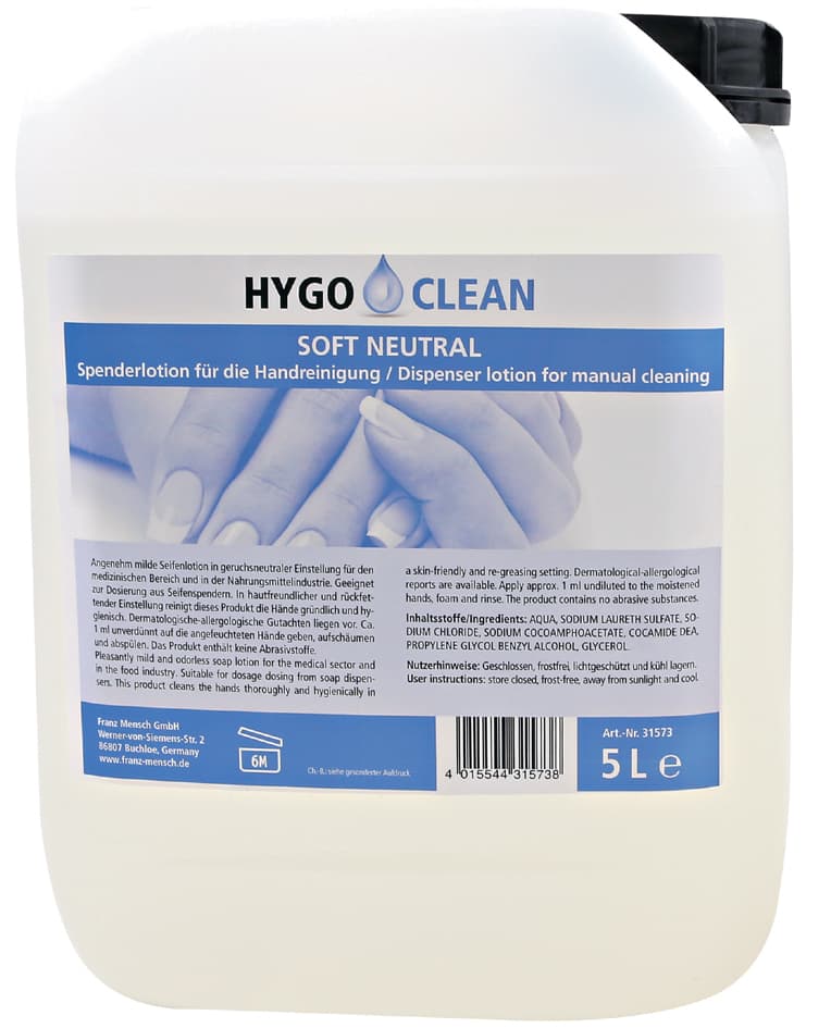 Hygoclean Handwaschseife , Soft Neutral, , 5 Liter
