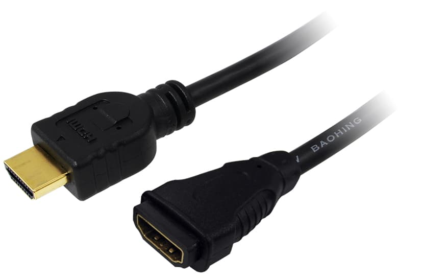 Logilink Hdmi Verlängerungskabel 1.4, Schwarz, 3,0 M