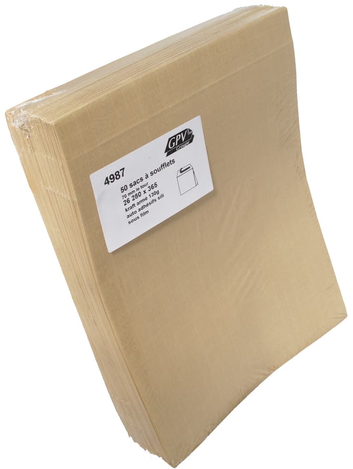 Gpv Faltenversandtasche, 300 X 470 Mm, Ohne Fenster