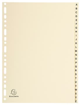 Exacompta Karton-Register A-Z, Din A4, 26-Teilig