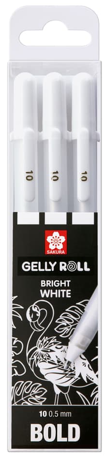 Sakura Gel-Tintenroller Gelly Roll Real White, 0,5 Mm