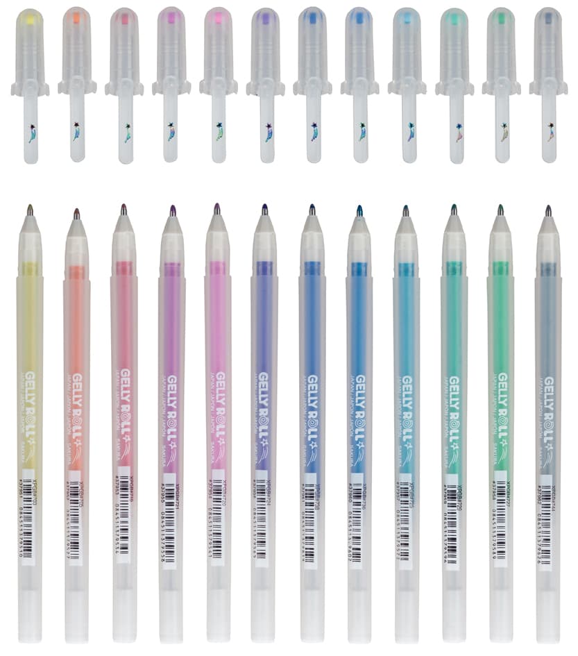 Sakura Gel-Tintenroller Gelly Roll Stardust, 12er Etui