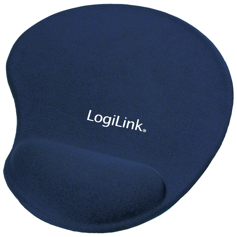 Logilink Gel Handgelenkauflage Mit Maus Pad, Blau