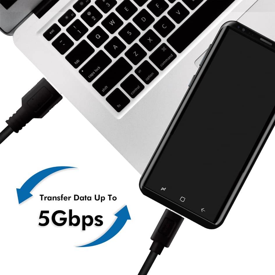 Logilink Usb 3.2 Kabel, Usb-A - Usb-C Stecker, 0,5 M, Weiß