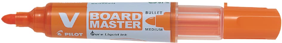 Pilot Whiteboard-Marker V Board Master, Rundspitze, Orange