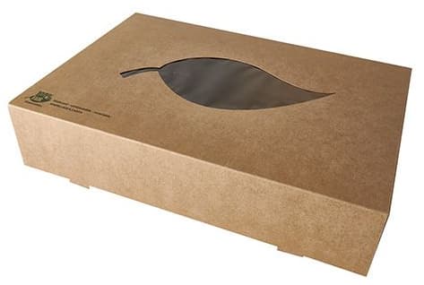 Papstar Cateringbox , Pure, , 357 X 247 X 80 Mm, Braun