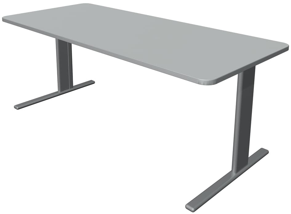Kerkmann Schreibtisch Unic, (B)1.800 Mm, Lichtgrau