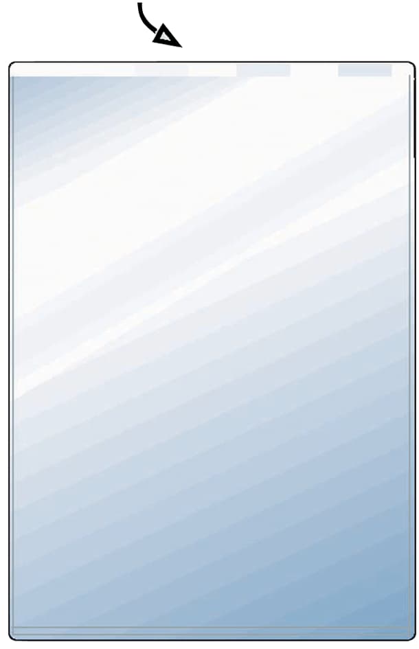 Hetzel Ausweishülle, Pvc, 1-Fach, 0,17 Mm, Format: Din A8