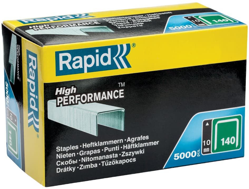 Rapid Heftklammern 140/10, Verzinkt