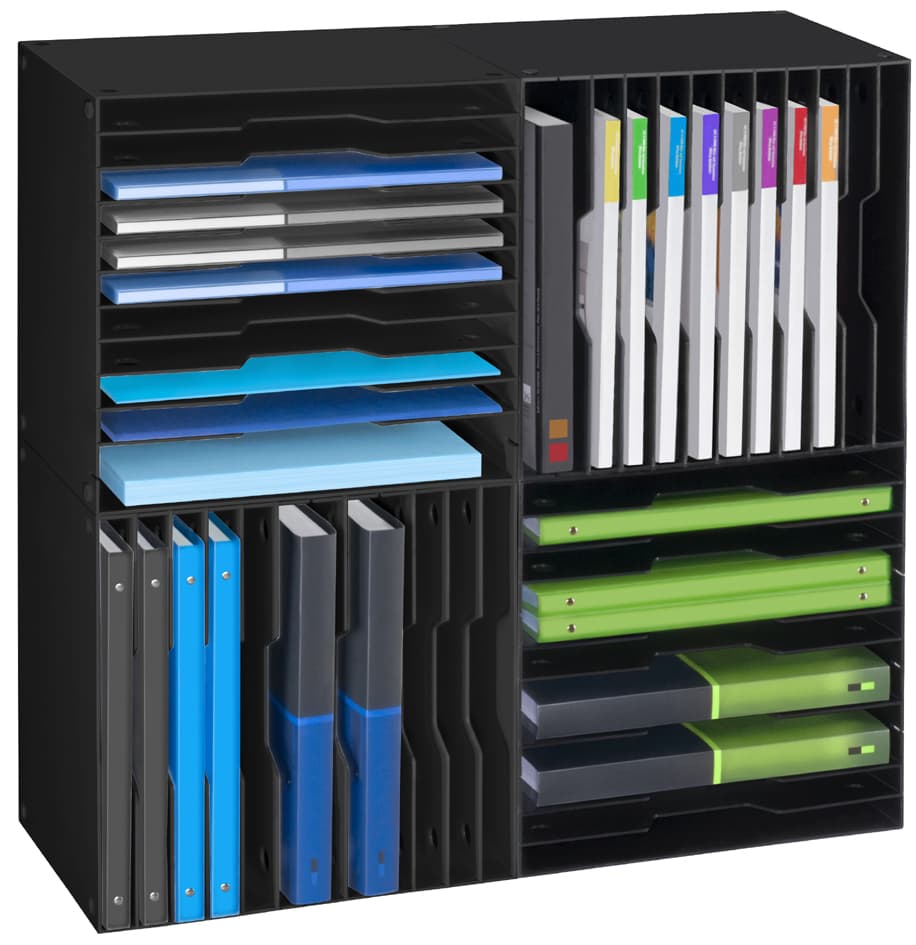 Cep Sortierbox Cubicep, 12 Fächer, Schwarz