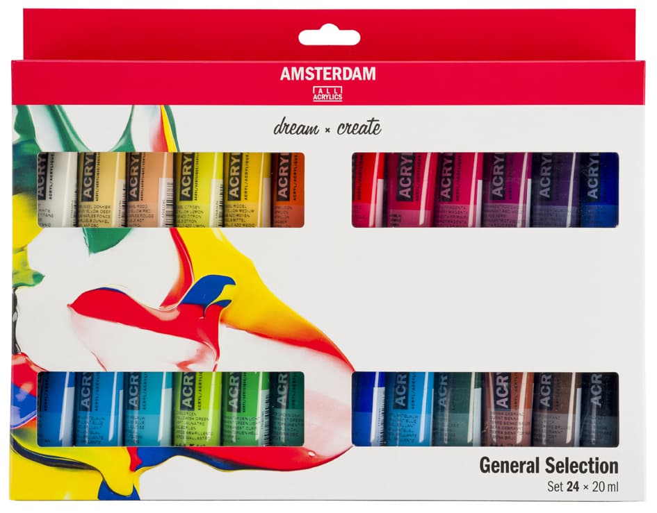 Royal Talens Acrylfarbe Amsterdam Introset Iii, 24 X 20 Ml