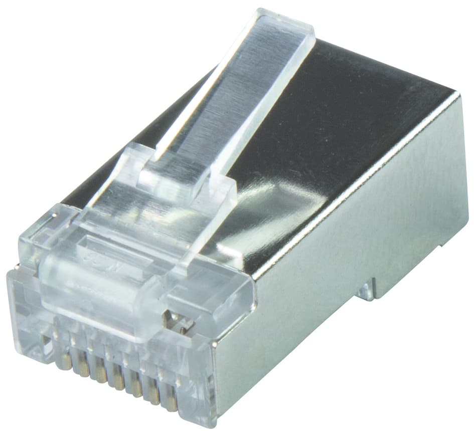 Logilink Modularer Rj45-Steckverbinder Kat.6a, Geschirmt