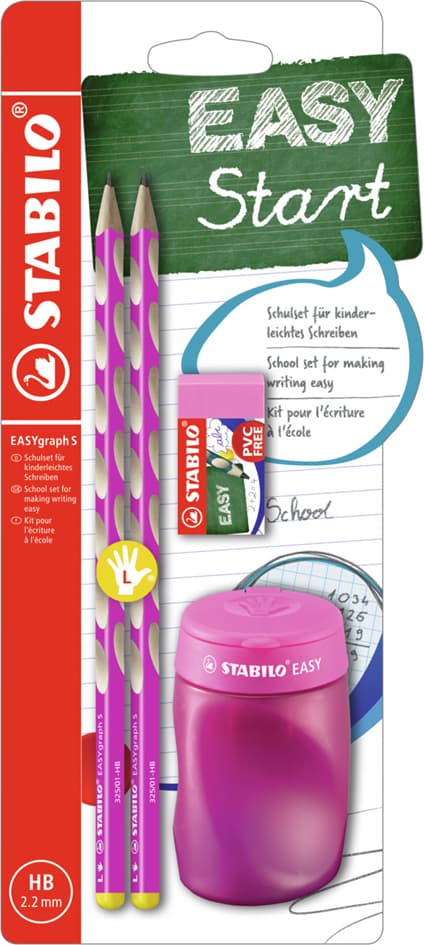Stabilo Schulset Easygraph S, Für Rechtshänder, Pink