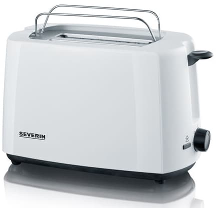 Severin 2-Scheiben Toaster At 2286, Weiß/Schwarz