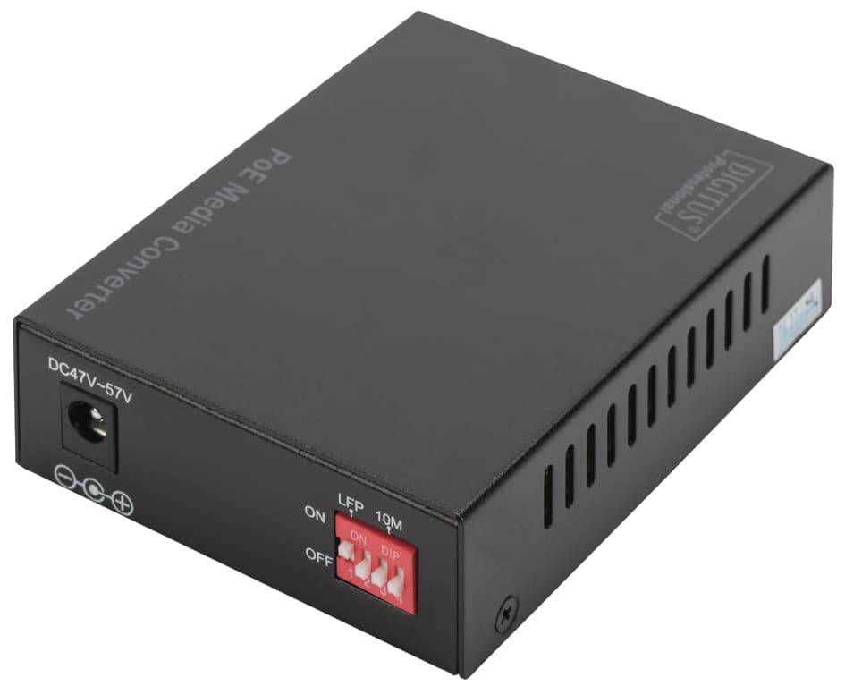 Digitus Gigabit Poe Medienkonverter, Rj45 / Sfp, Pse