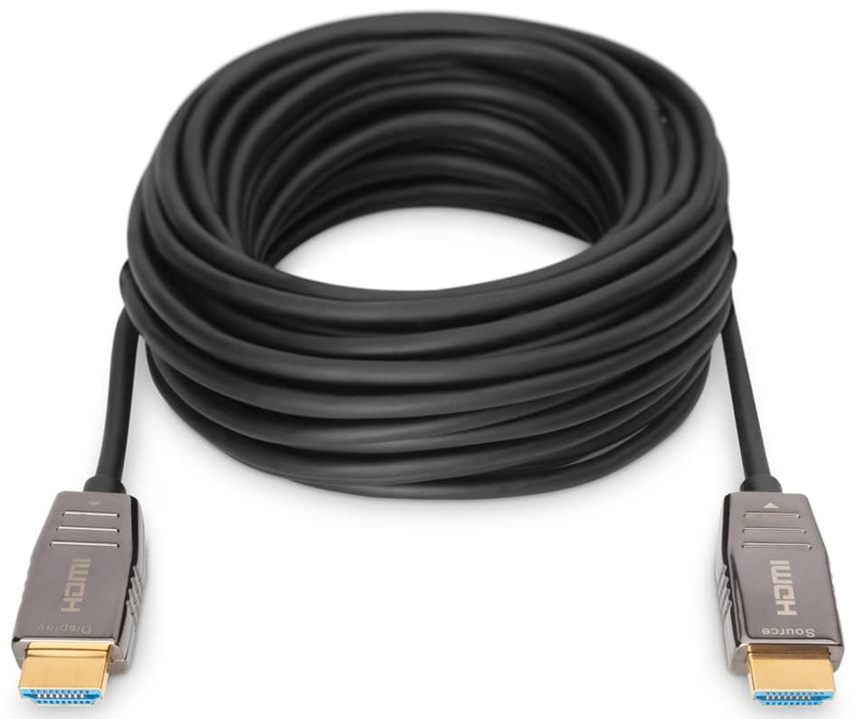 Digitus Hdmi Aoc Hybrid Glasfaserkabel, Uhd 8k, 30 M