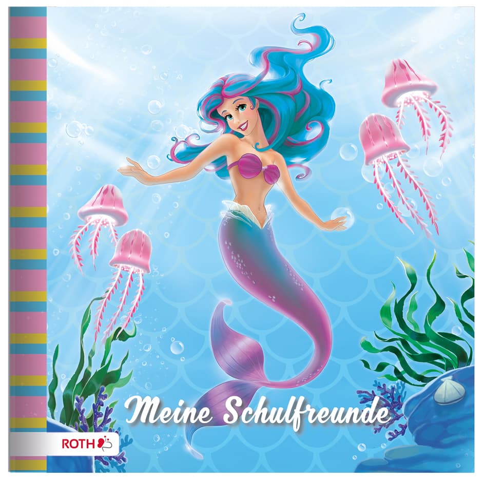 Roth Freundebuch , Meerjungfrau, , 165 X 165 Mm, 64 Seiten