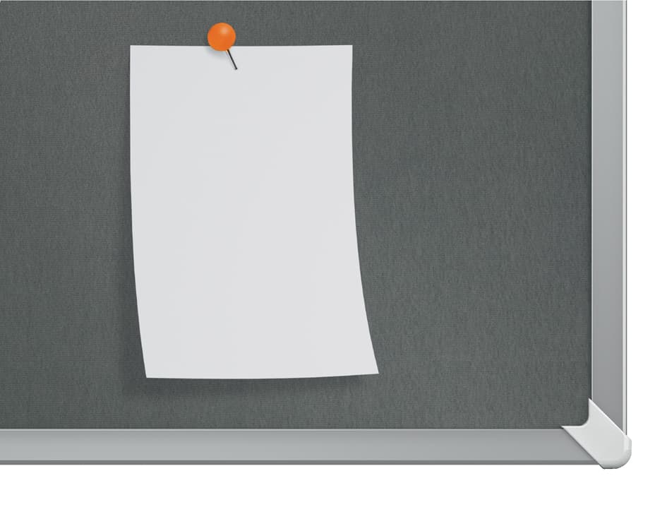 Nobo Filztafel Impression Pro, (B)900 X (H)600 Mm, Grau