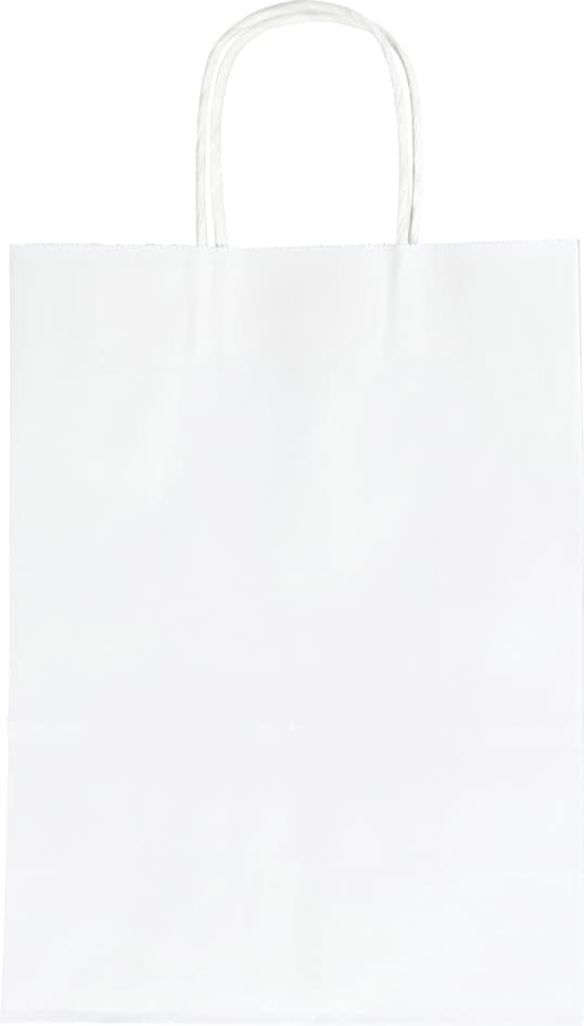 Folia Papier-Tragetasche, 240 X 120 X 310 Mm, Weiß