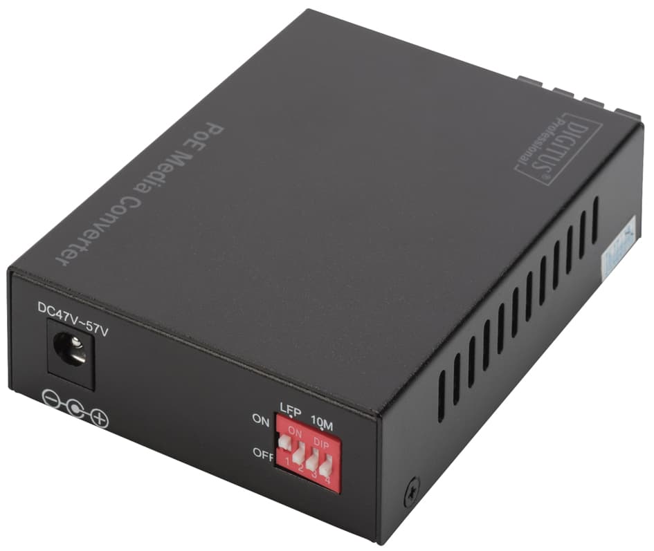 Digitus Gigabit Poe Medienkonverter, Rj45 / Sc, Sm, Pse