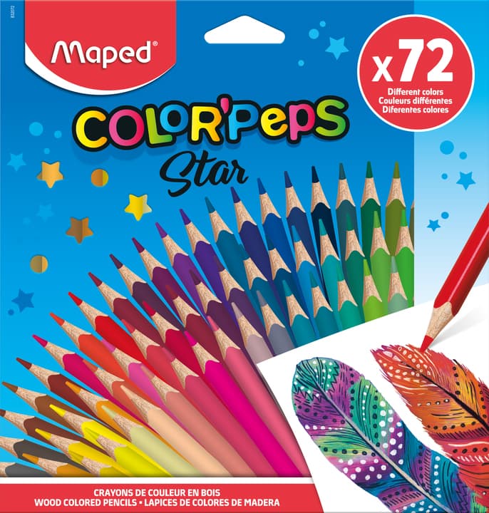 Maped Dreikant-Bunststift Color-Peps Star, 72er Kartonetui