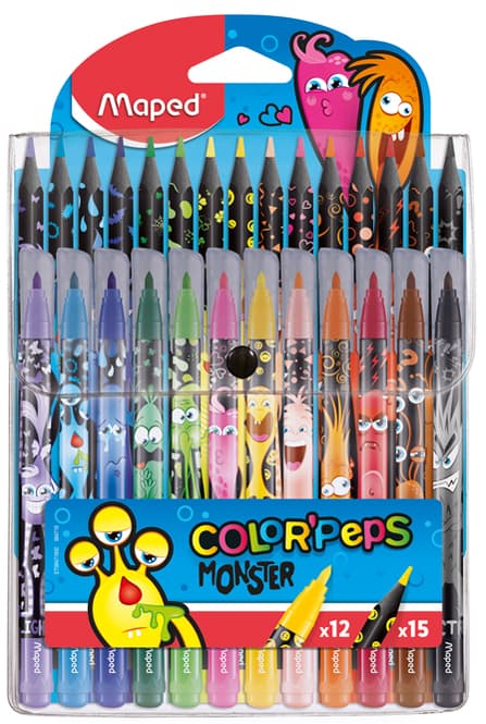 Maped Zeichenset Color, Peps Monster, 27er Etui