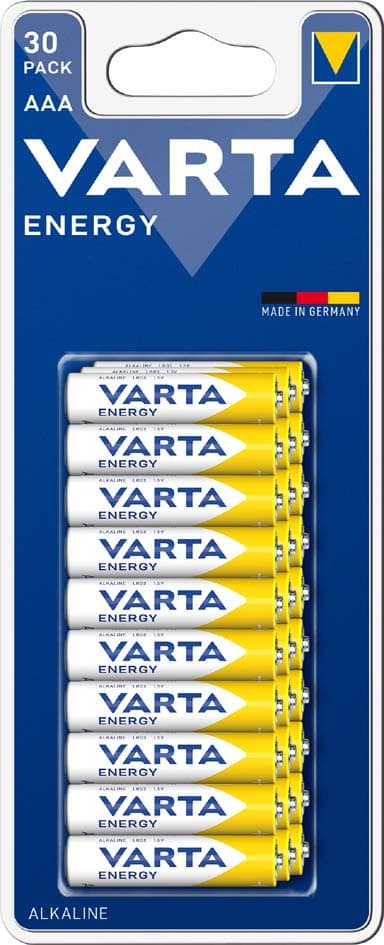Varta Alkaline Batterie Energy, Micro (Aaa/Lr3), 30er Pack
